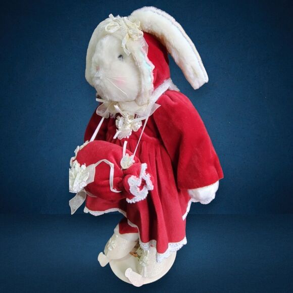 15" Hallmark 2002 Littlebit Folly Bunnies By The Bay Jolly Ice Folly Christmas - Picture 3 of 10